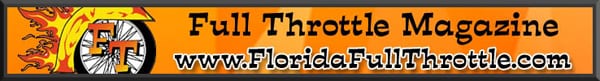 full throttle magazine banner with website on it