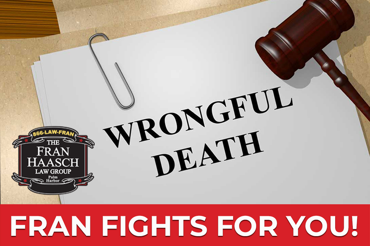 wrongful death paperclipped paper with gavel on top