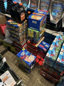 poptarts and food supplies for hurricane ian relief
