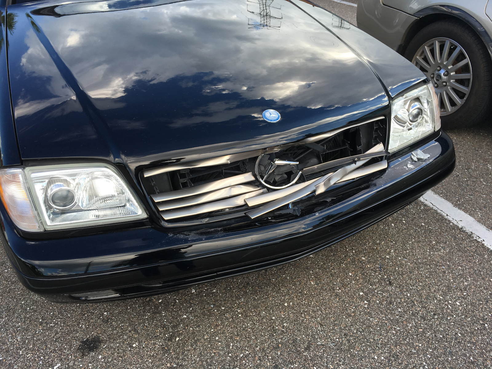 clearwater police department involved in a car accident front end accident