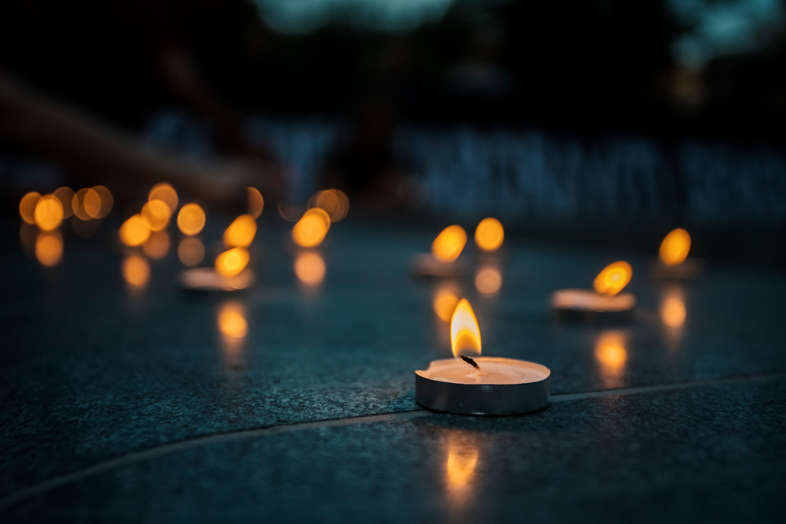 candles in honor of a wrongful deaths in new port richey