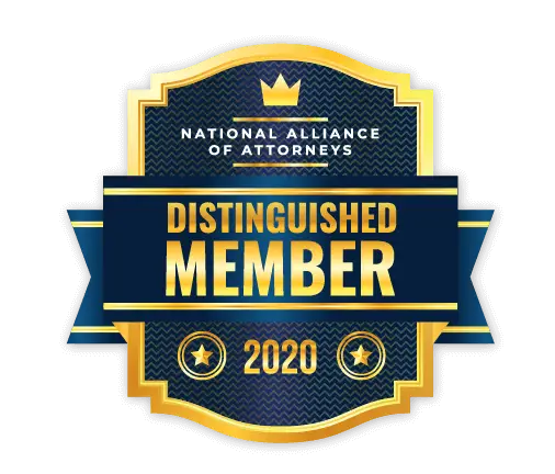 National Alliance of Attorneys Distinguished Member 2020