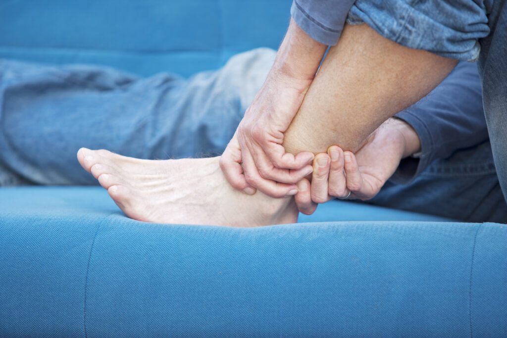 a hurting ankle after a personal injury incident