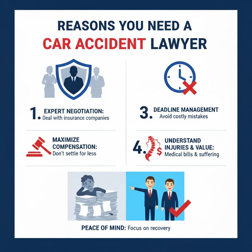 Reasons you need a car accident lawyer in Florida Reasons you need a car accident lawyer in Florida