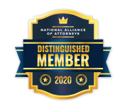 National Alliance of Attorneys Distinguished Member logo