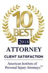 10 Best Attorney Client Satisfaction American Institute of Personal Injury Attorneys